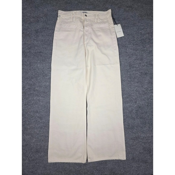Citizens Of Humanity Pants - Citizens of Humanity Gaucho Trousers Pants Women's 28 Ivory Wide Leg NWT *Marks